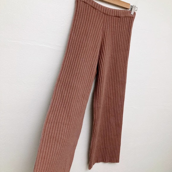 Baserange Maru Pants Small Pink Ribbed Wool - Picture 3 of 7
